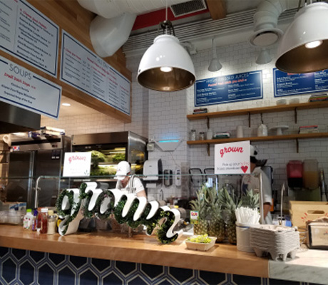 Grown Restaurant owned by Ray Allen